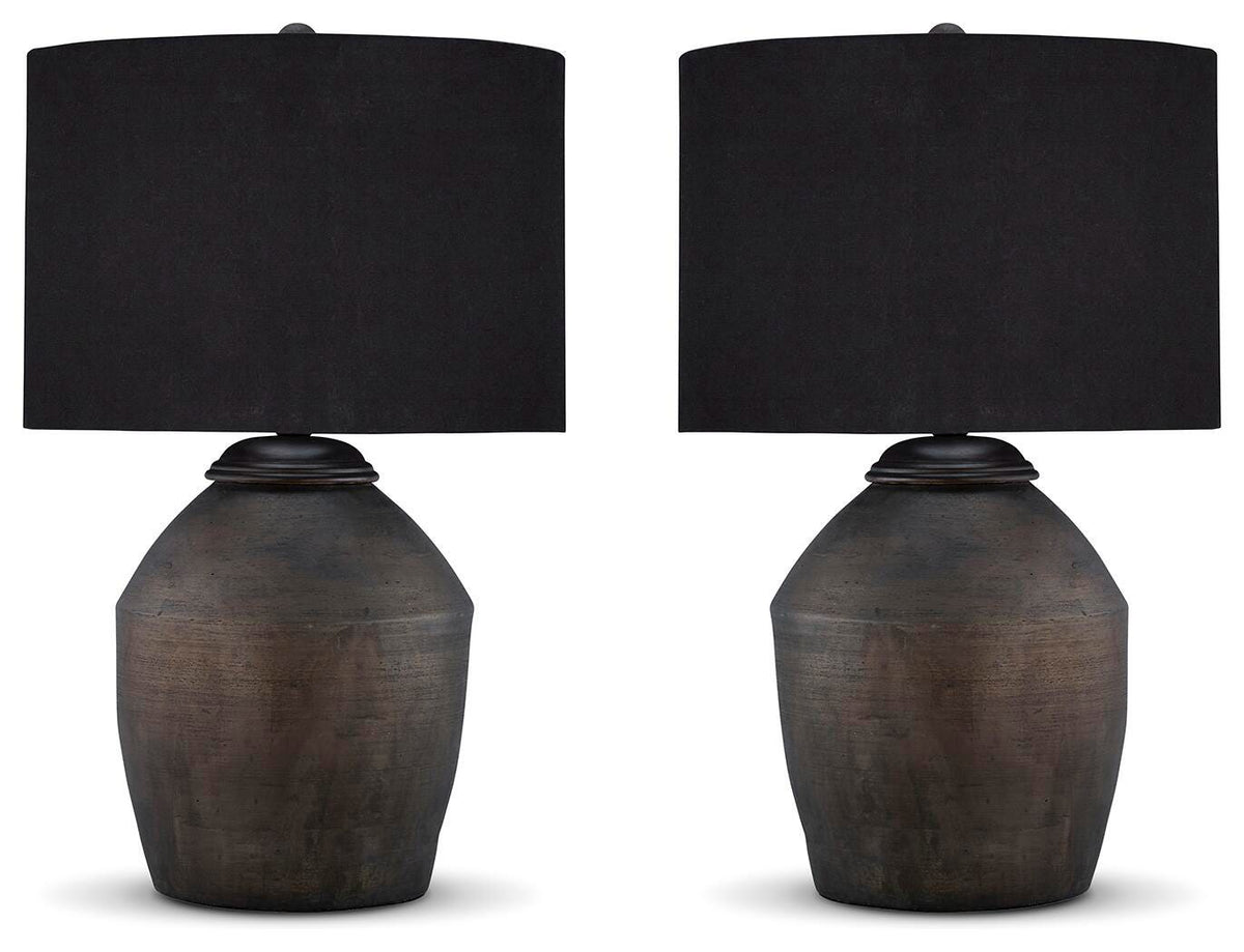 Naareman 2-Piece Lamp Set (L100804-SI)
