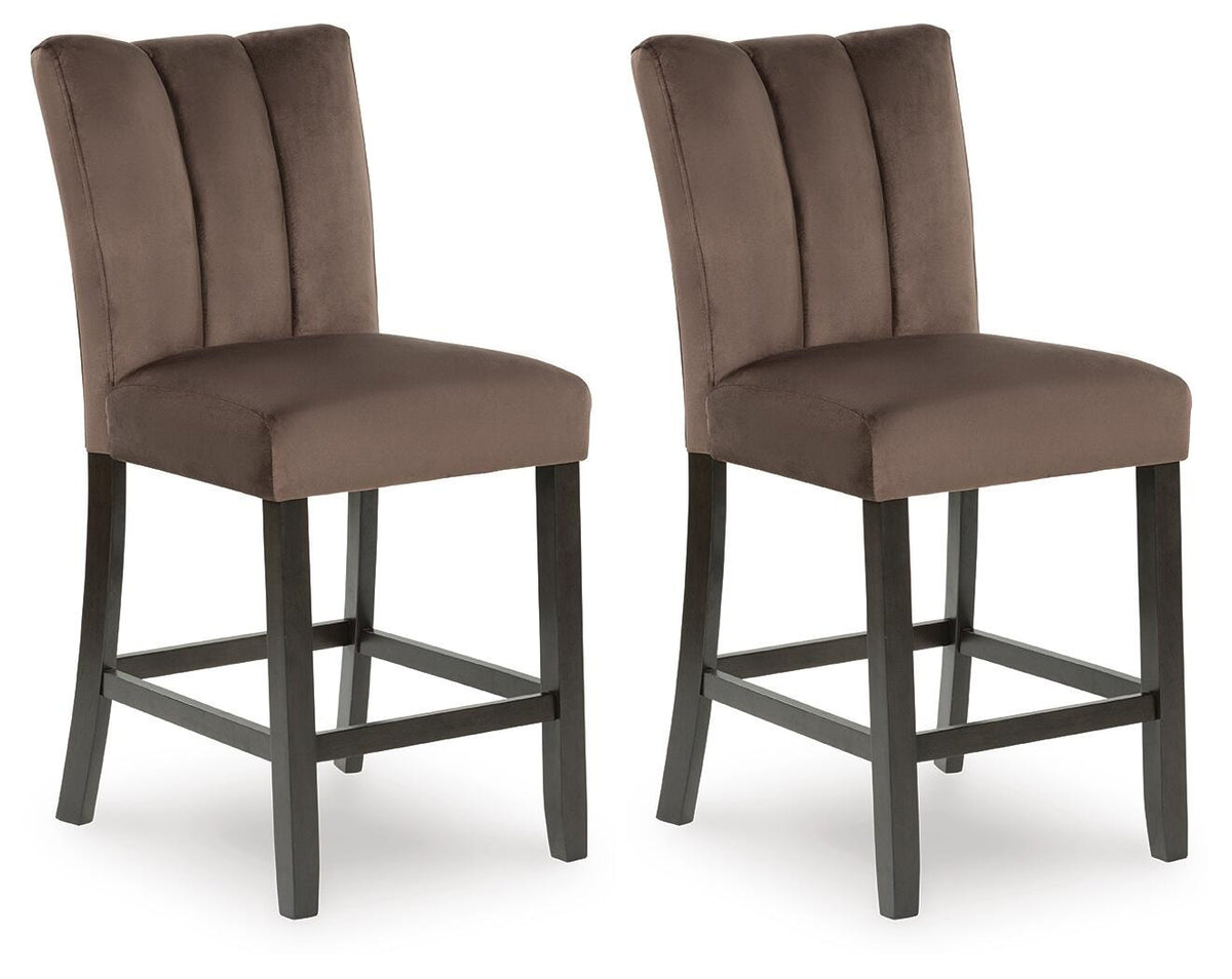 Jeshina Counter Height Barstool (Set of 2) (PCD581-SI)