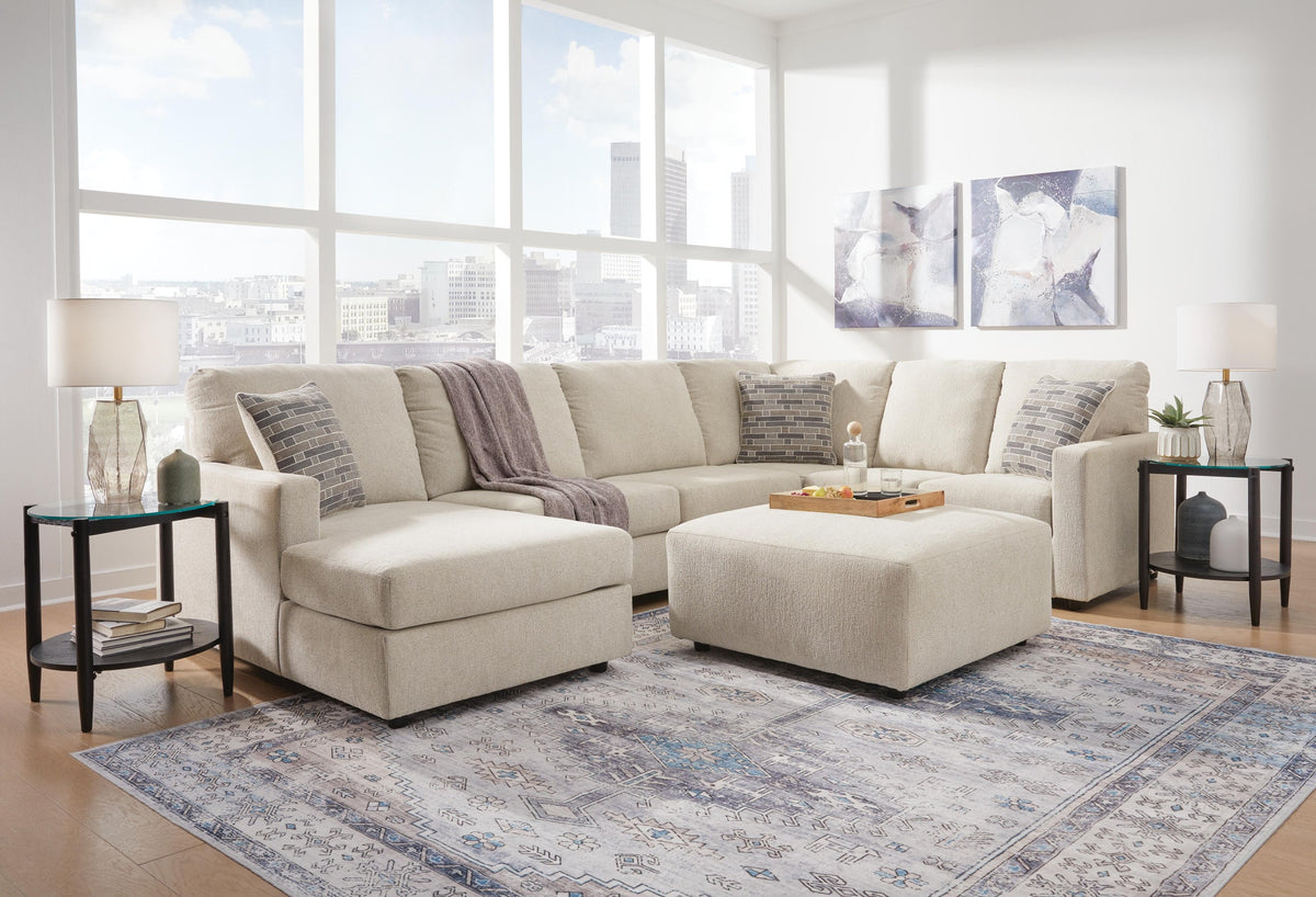 Edenfield 3-Piece Sectional and Ottoman (29004-SI)
