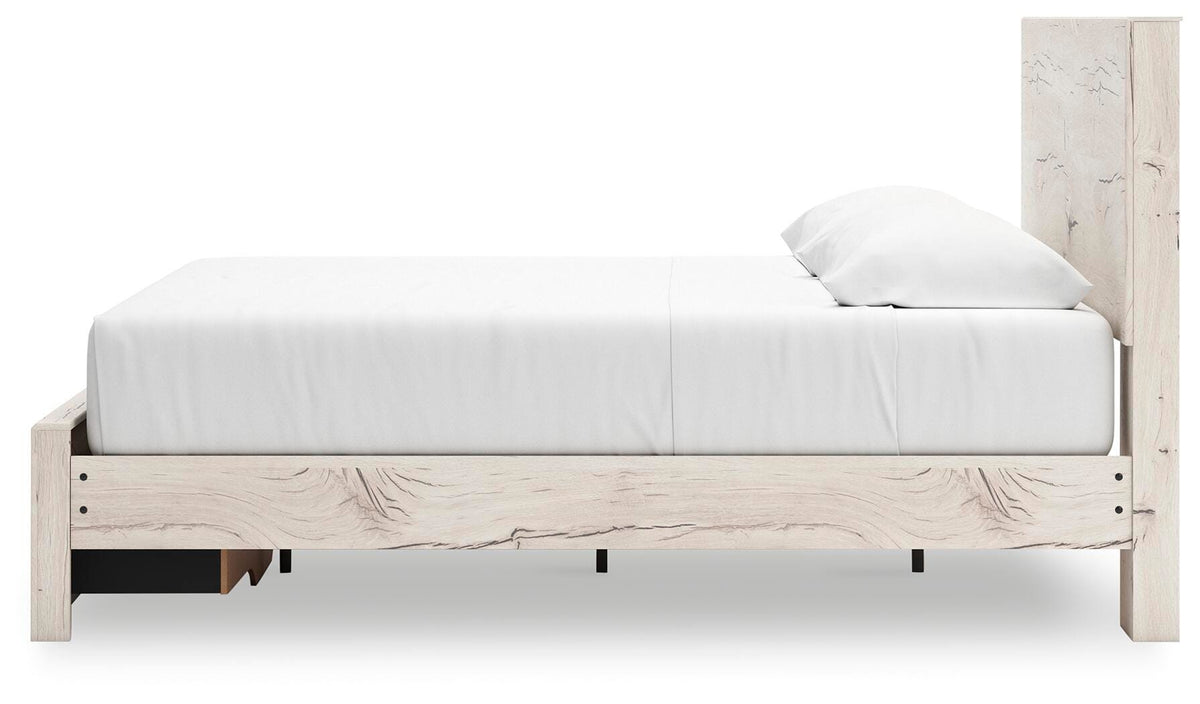 Lawroy Panel Storage Bed, Dresser, Mirror, Chest and 2 Nightstands - Light Natural  (B2310-SI) - Image 22