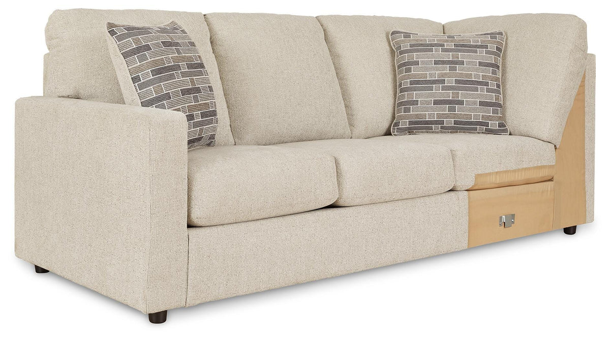 Edenfield Left-Arm Facing Sofa with Corner Wedge (29004-SI)