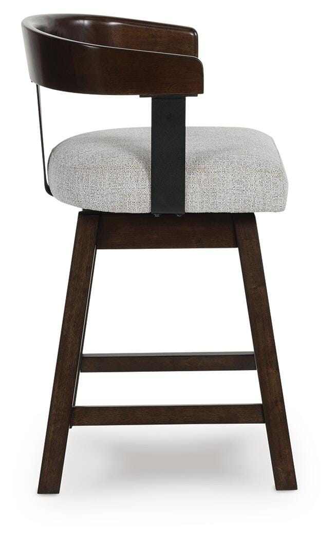 Haddigan Counter Height Barstool (Set of 2) (D596-SI) - Image 4
