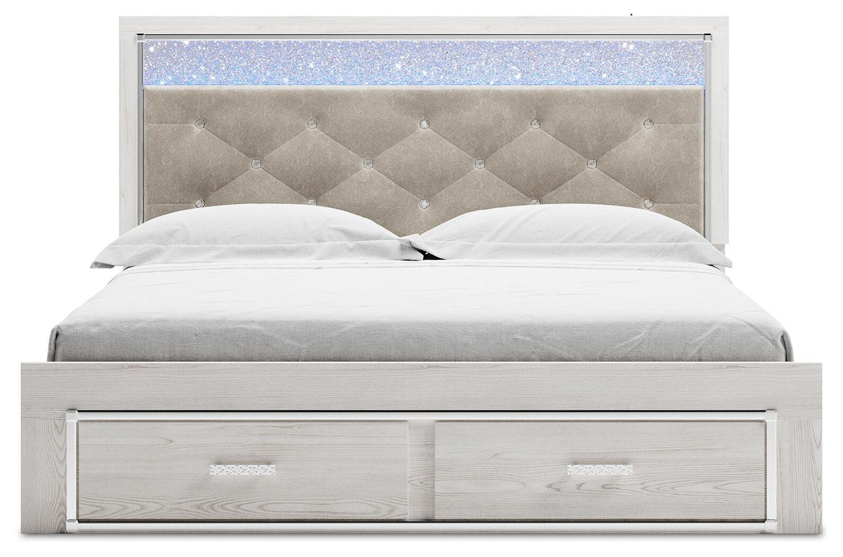 Altyra Upholstered Storage Bed - White  (B2640-SI) - Image 3