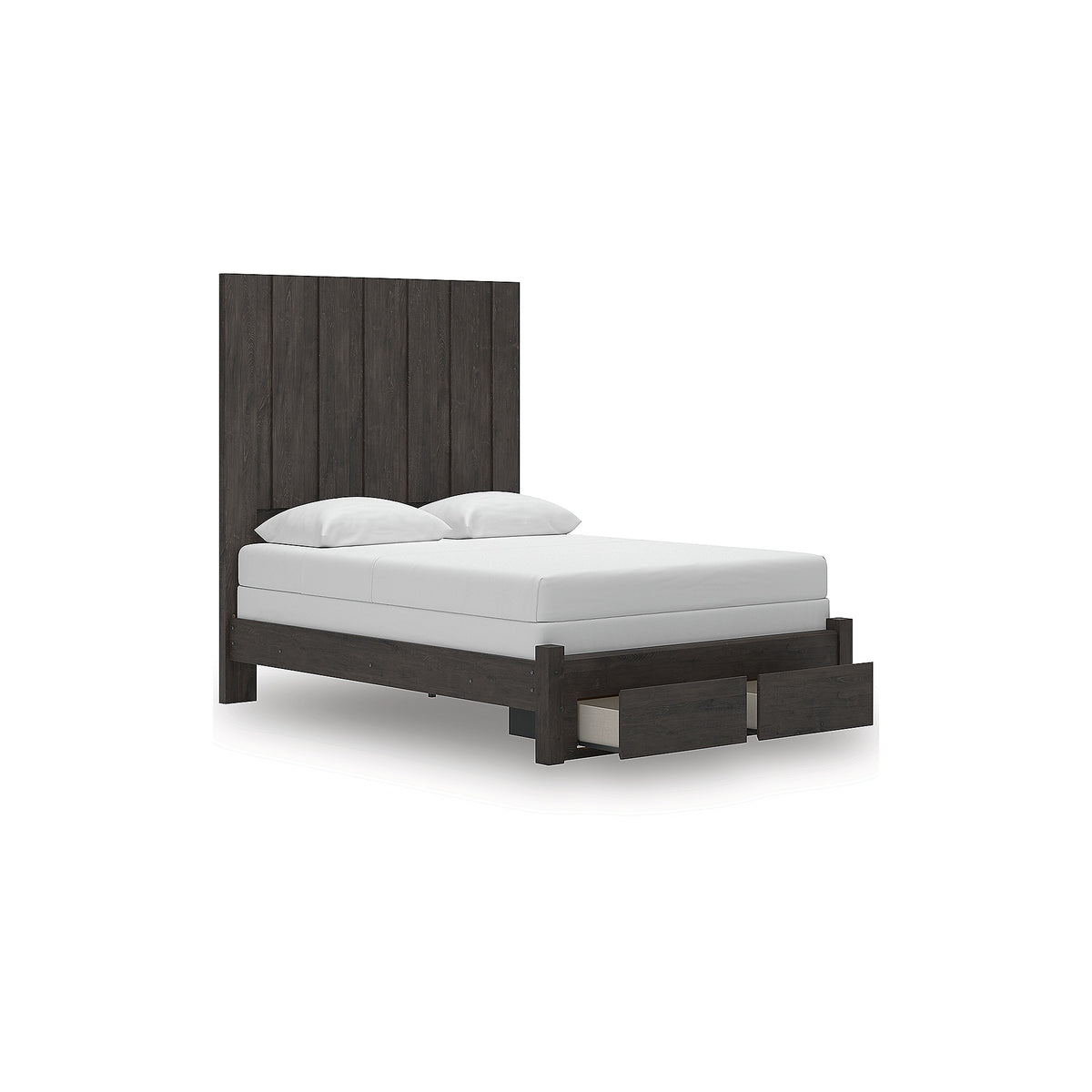 Fraluna Queen Panel Storage Bed, Dresser and Mirror (PCB3370-SI) - Image 11