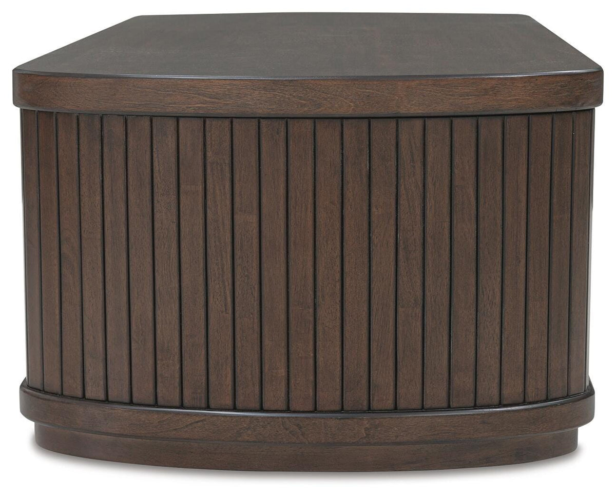 Korestone Lift-Top Coffee Table - Dark Brown  (T679-SI) - Image 4