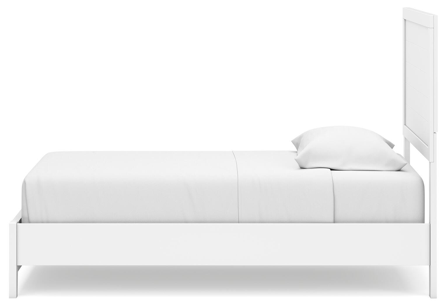 Binterglen Panel Bed, Dresser, Mirror, Chest and 2 Nightstands - White  (B427-SI) - Image 21