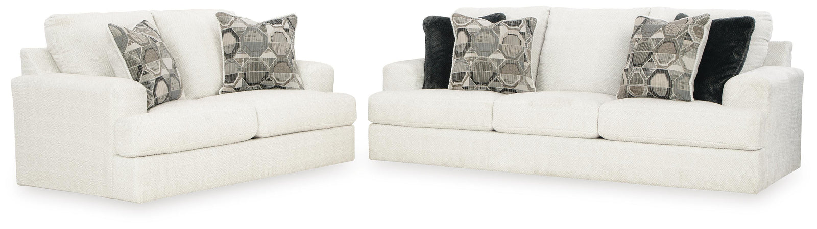 Karinne Sofa and Loveseat (31403-SI)