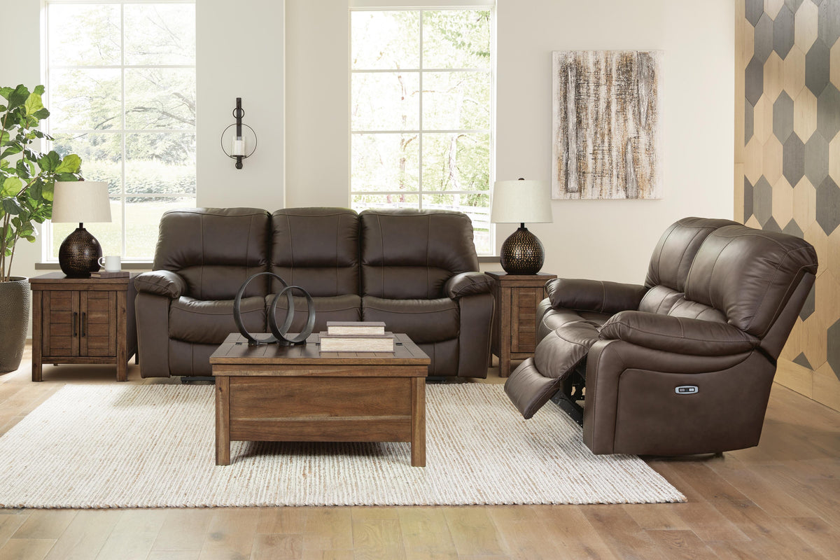 Leesworth Power Reclining Sofa and Loveseat (U43808-SI) - Image 7