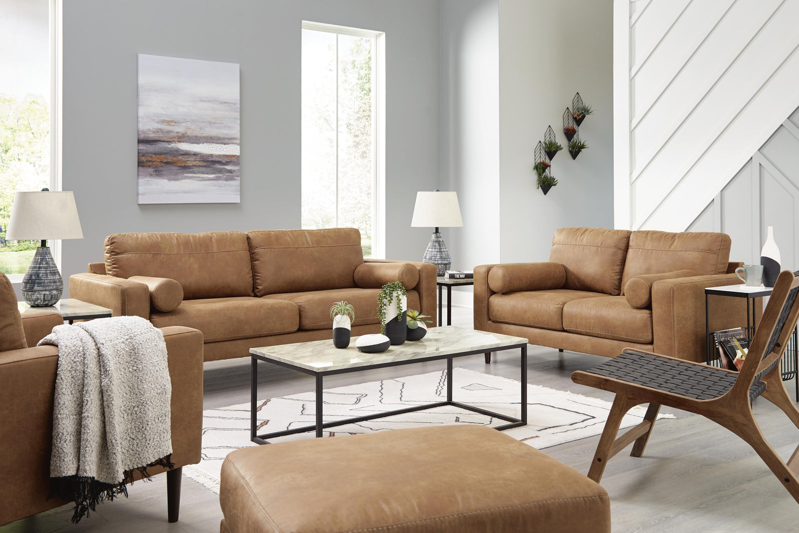 Telora Sofa, Loveseat, Chair and Ottoman (41002-SI) - Image 18