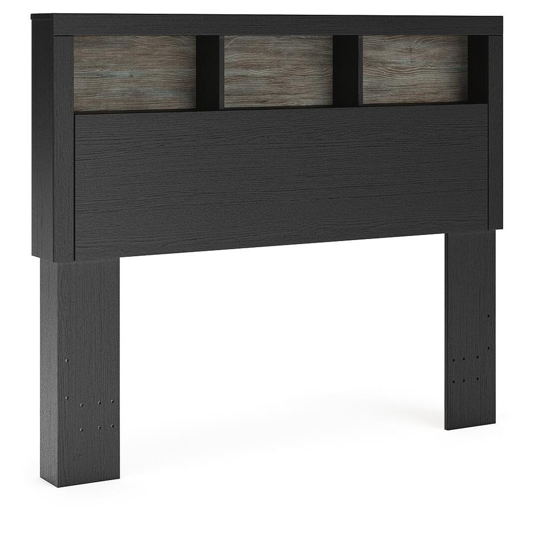 Broachmyn Lighted King Bookcase Headboard (PCB1118-SI) - Image 32