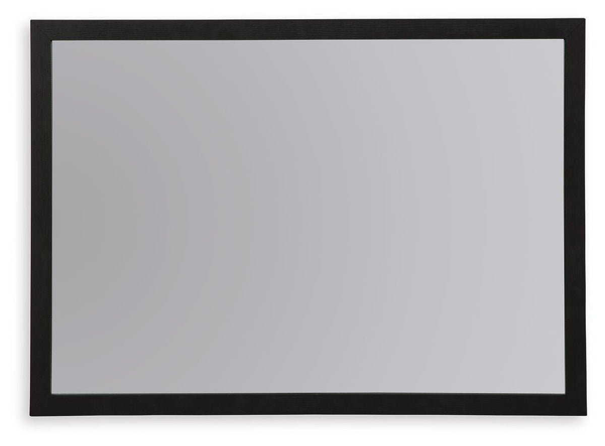 Danziar Bedroom Mirror - Black  (B1013-SI) - Image 3