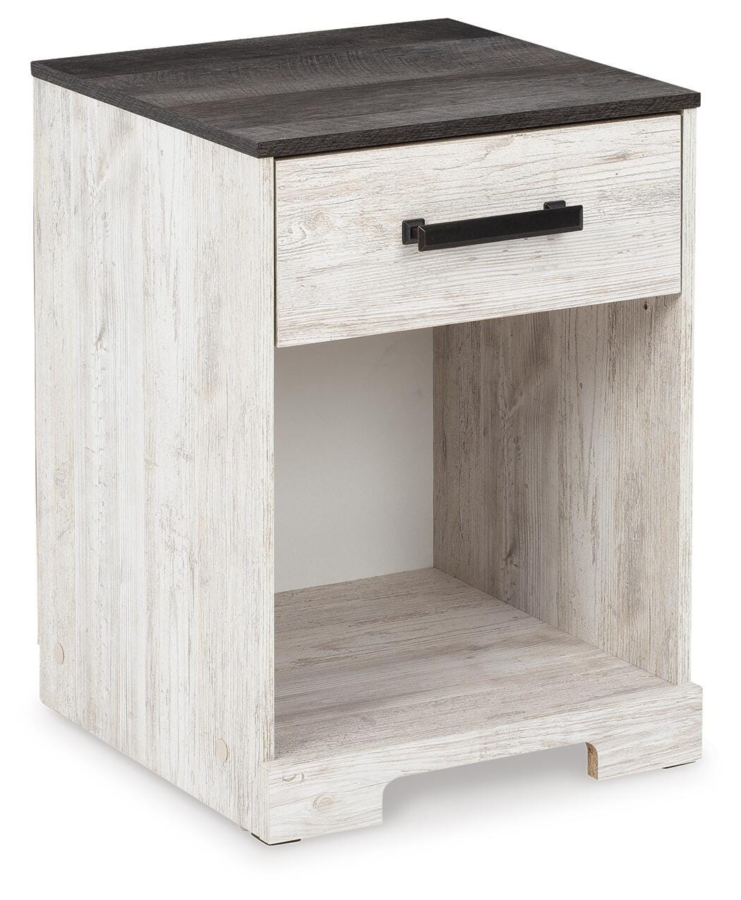 Shawburn Nightstand - Whitewash/Charcoal Gray  (EB4121-SI) - Image 2