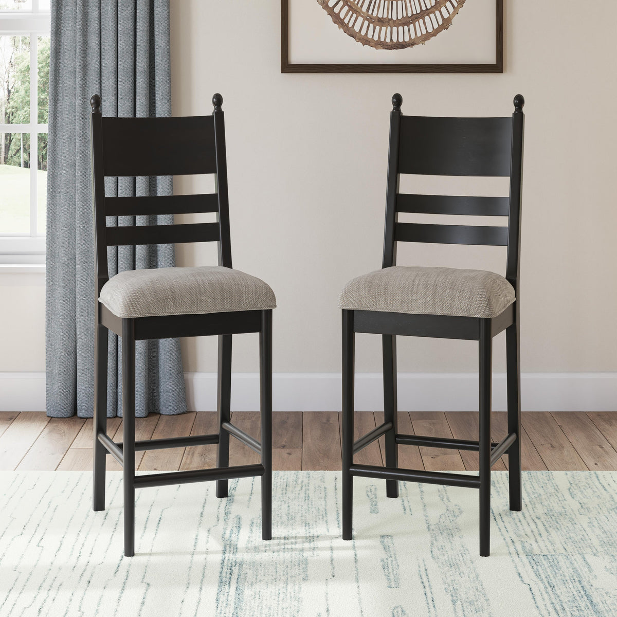 Greddinton Counter Height Barstool (Set of 2) (PCD824-SI) - Image 6