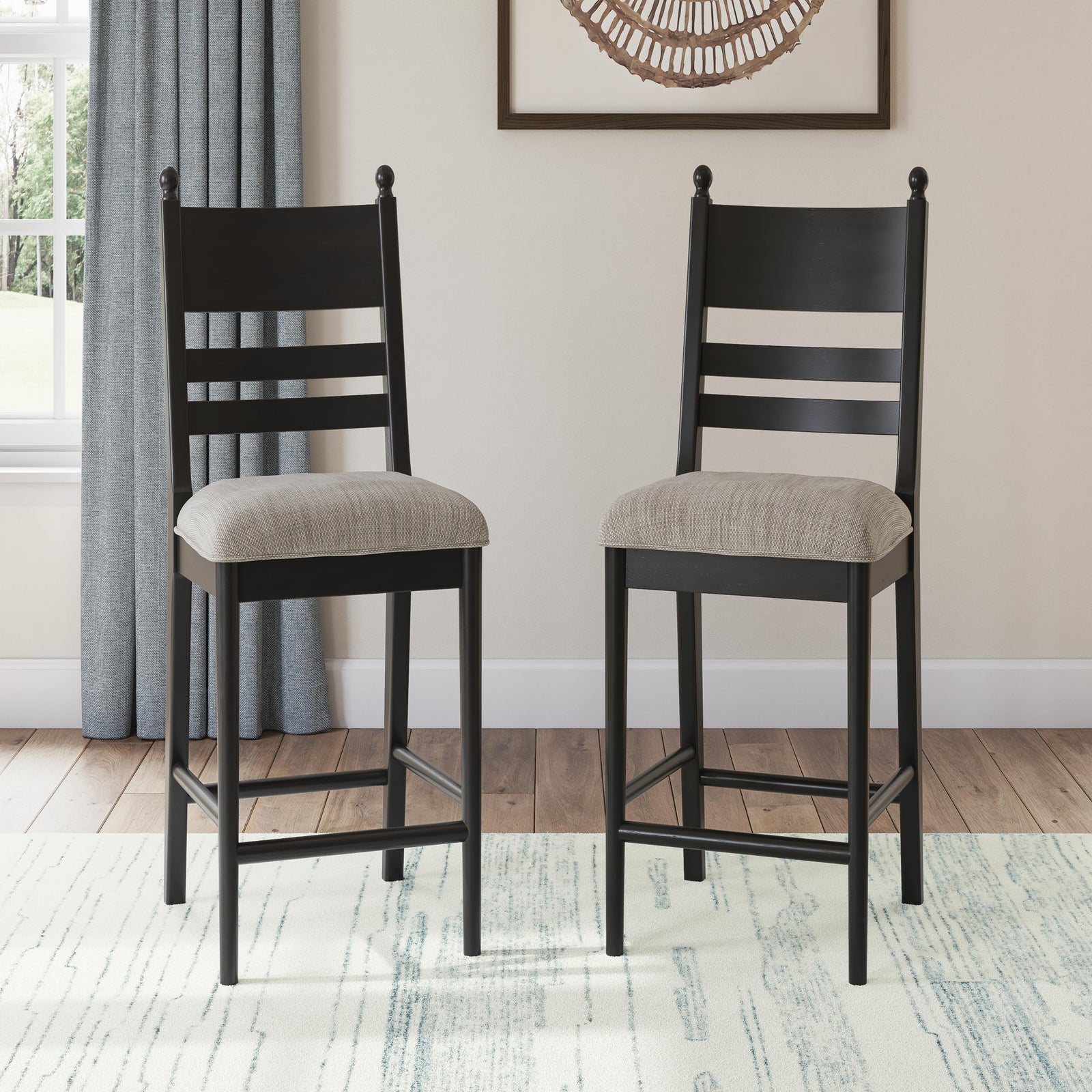 Greddinton Counter Height Barstool (Set of 2) (PCD824-SI) - Image 6