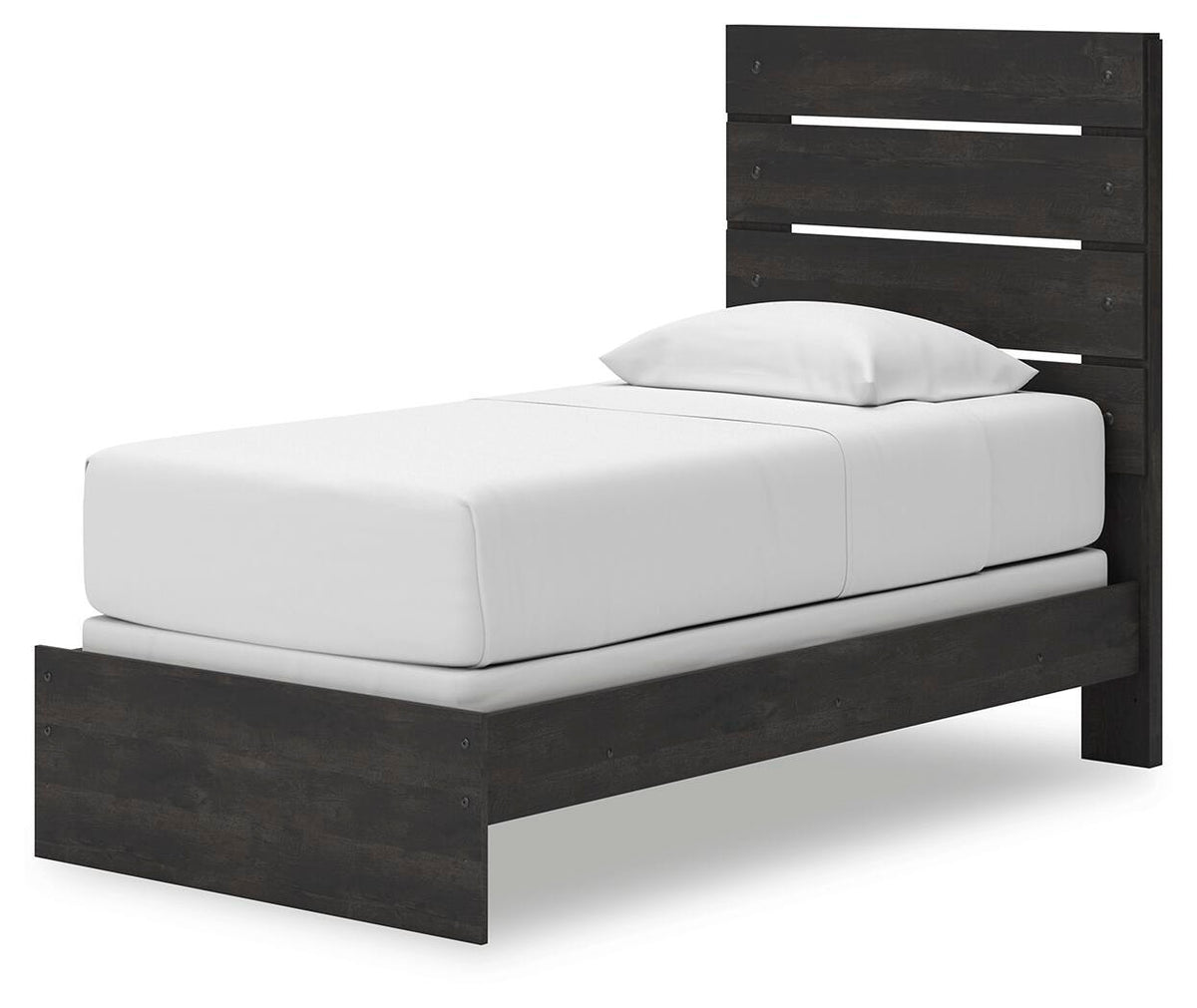 Hollivern Twin Panel Bed, Dresser and Mirror (PCB2108-SI) - Image 14