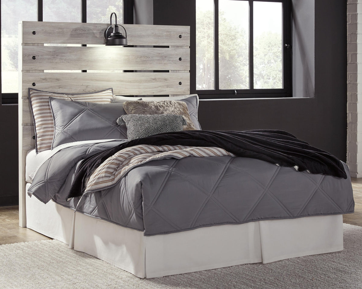 Cambeck Panel Headboard - Whitewash  (B192-SI) - Image 12