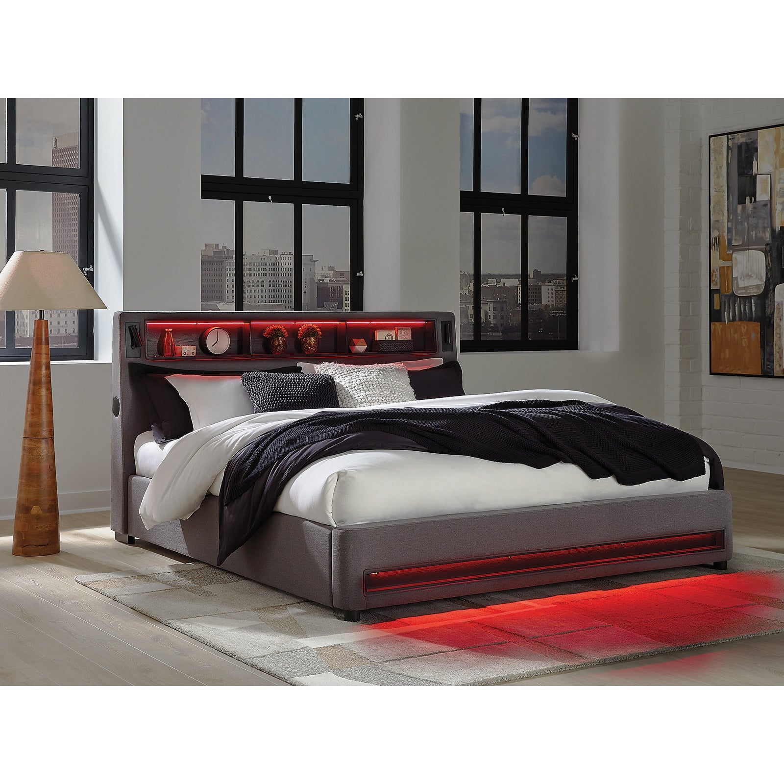 Verishaw King Upholstered Bed (PCB2721-SI) - Image 10