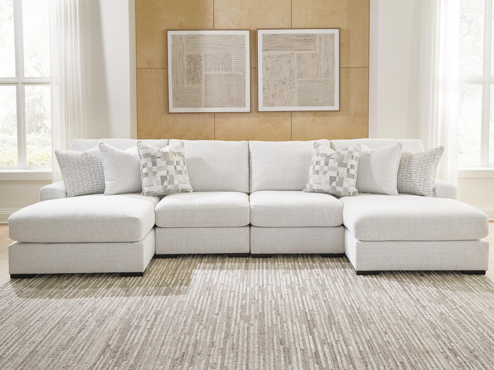 Misty-Lakes 4-Piece Double Chaise Sectional (PC66906-SI) - Image 2