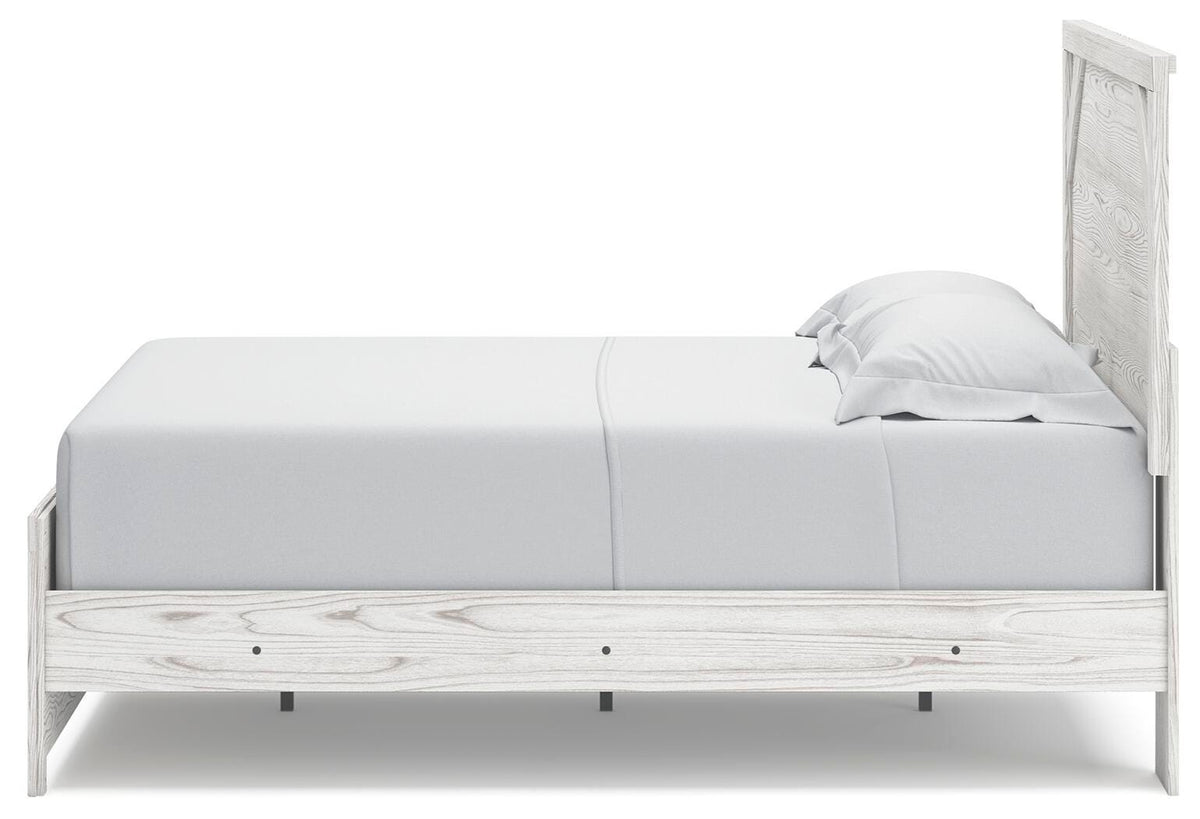Gerridan Panel Bed, Dresser and Nightstand - White/Gray  (B1190-SI) - Image 12