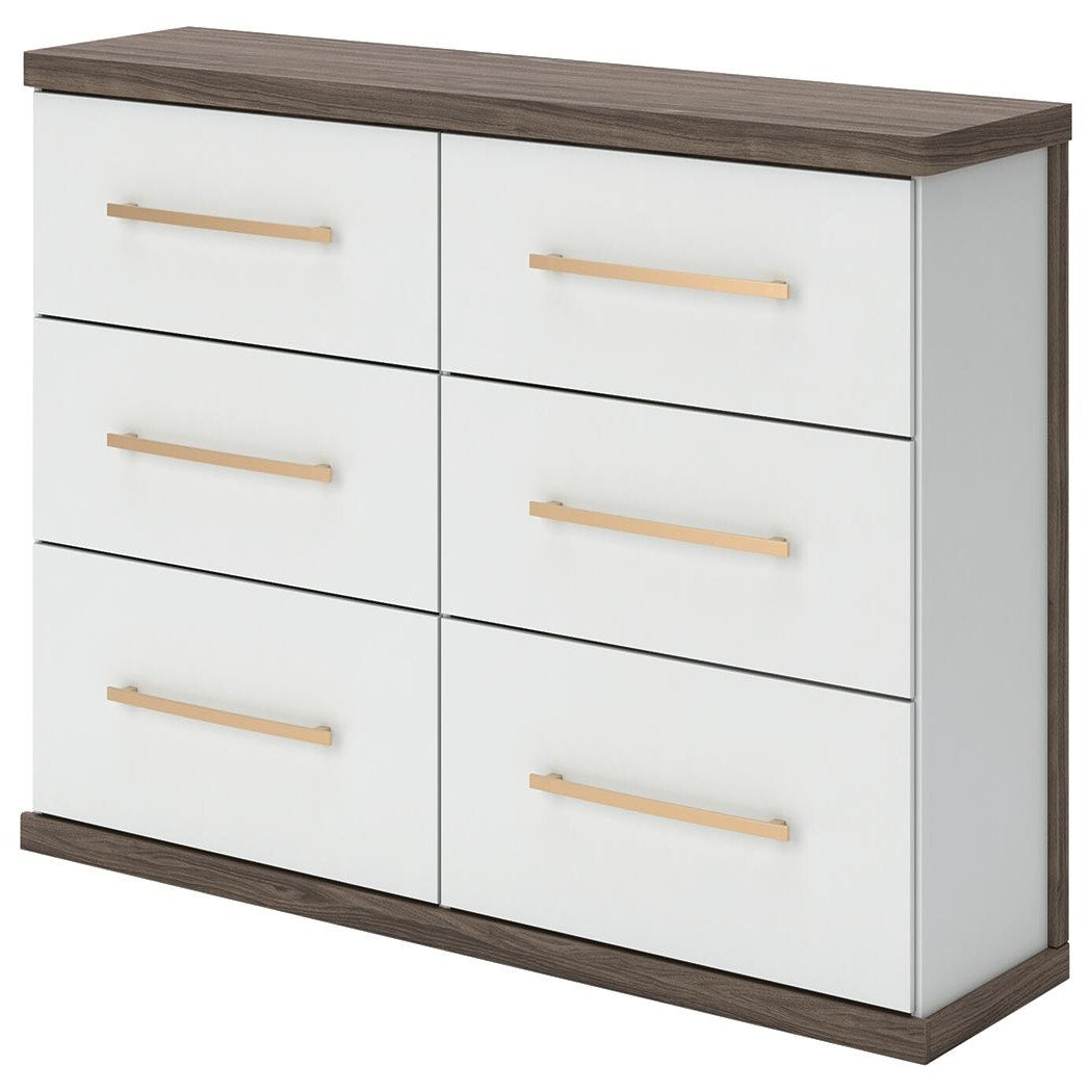 Kendanport Queen Upholstered Bed, Dresser and Nightstand (PCB1108-SI) - Image 8