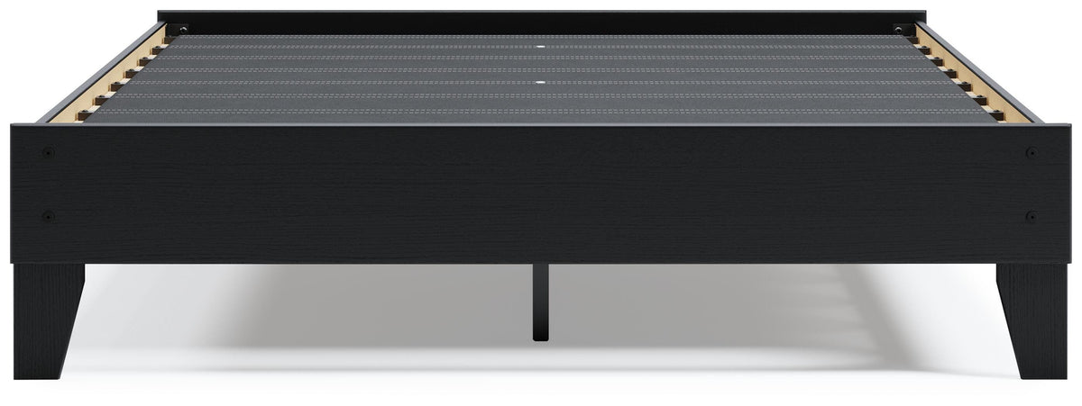 Finch Platform Bed - Black  (EB3392-SI) - Image 3