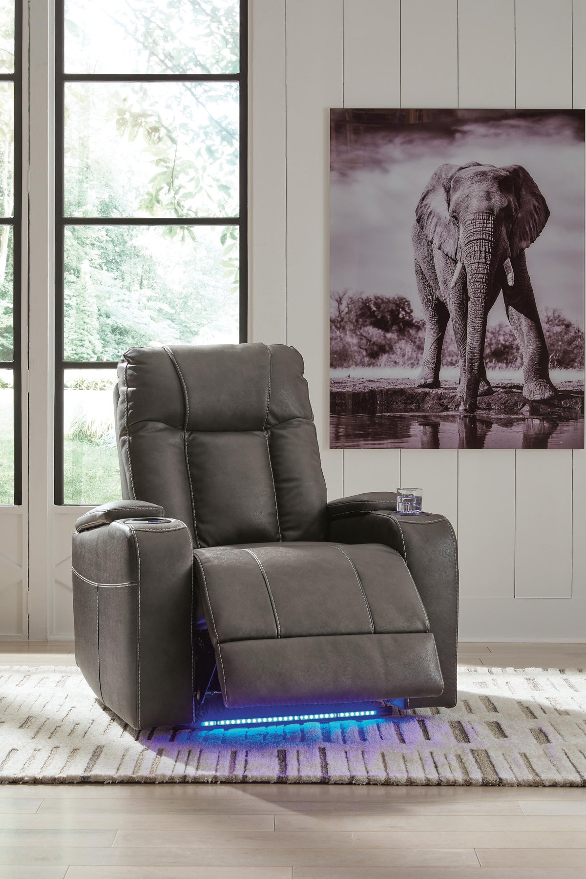 Feazada Power Recliner (66205-SI) - Image 9