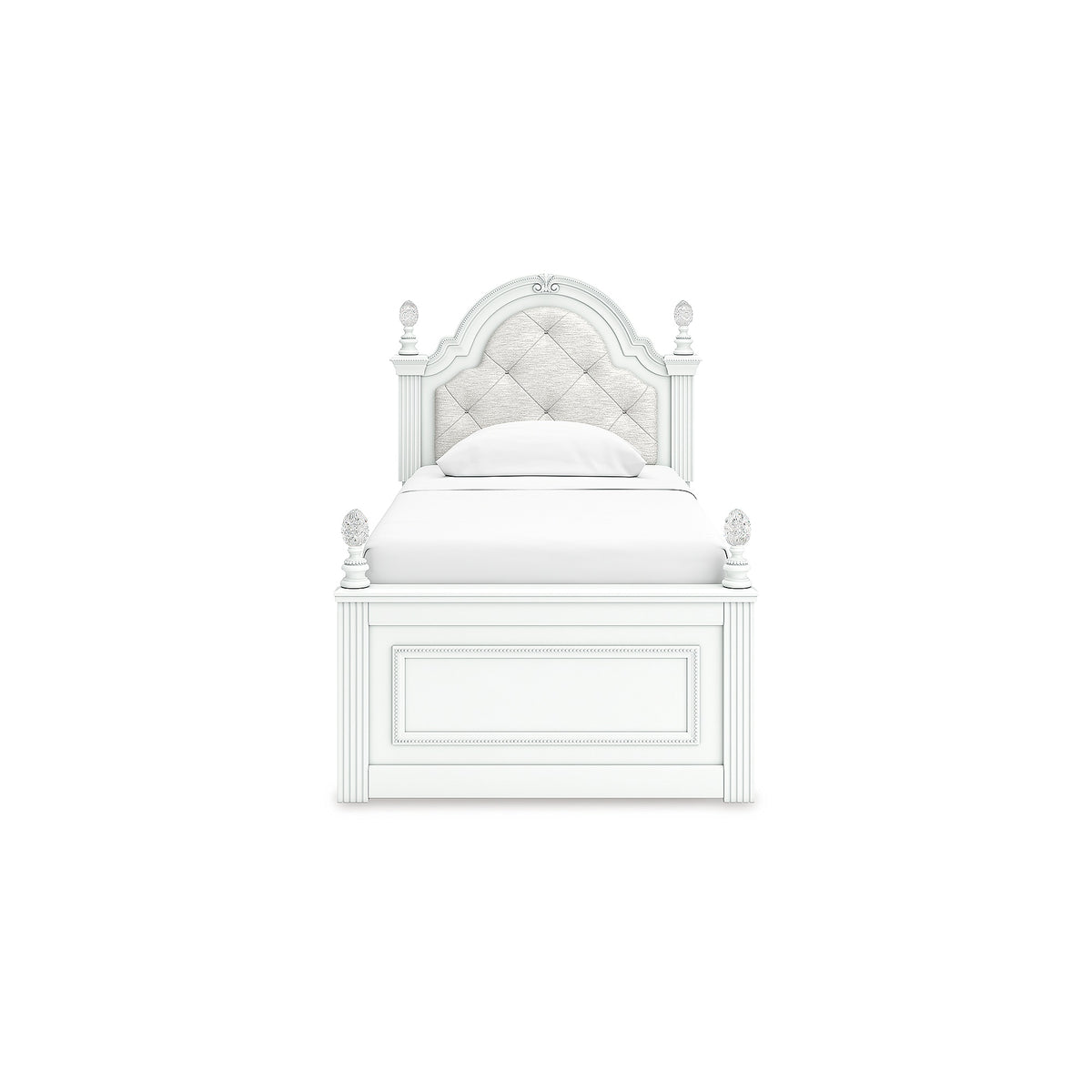 Kozlani Twin Upholstered Panel Storage Bed (PCB1819-SI) - Image 4