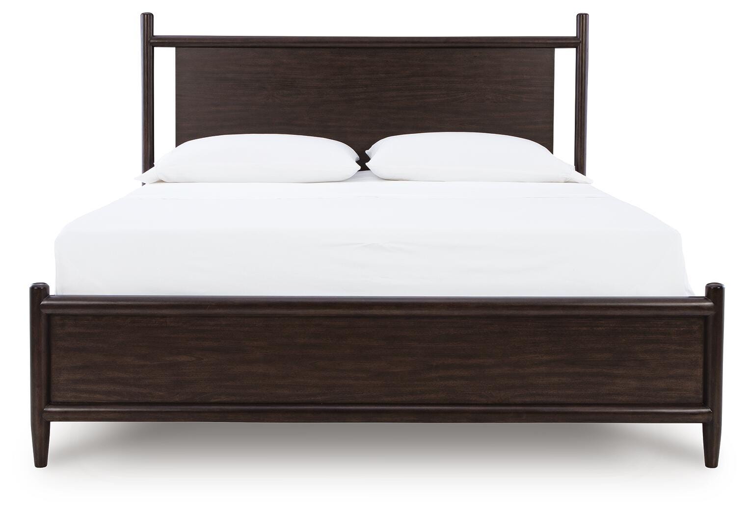 Dantenton Panel Bed, Dresser and Mirror (B611-SI) - Image 2