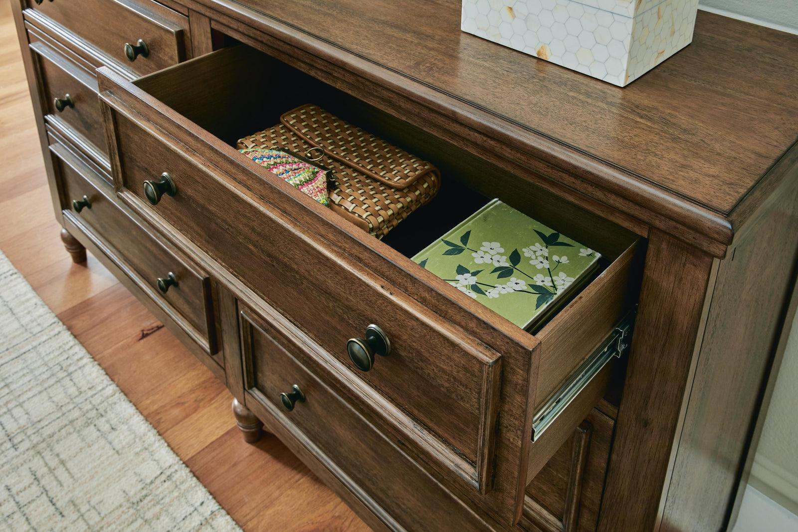 Sturlayne Dresser - Brown  (B787-SI) - Image 8