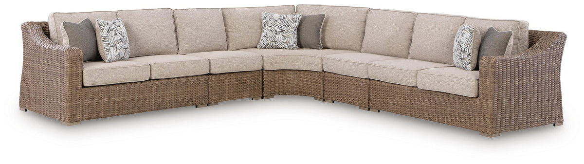 Laguna Heights 5-Piece Outdoor Sectional (PCP790-SI)