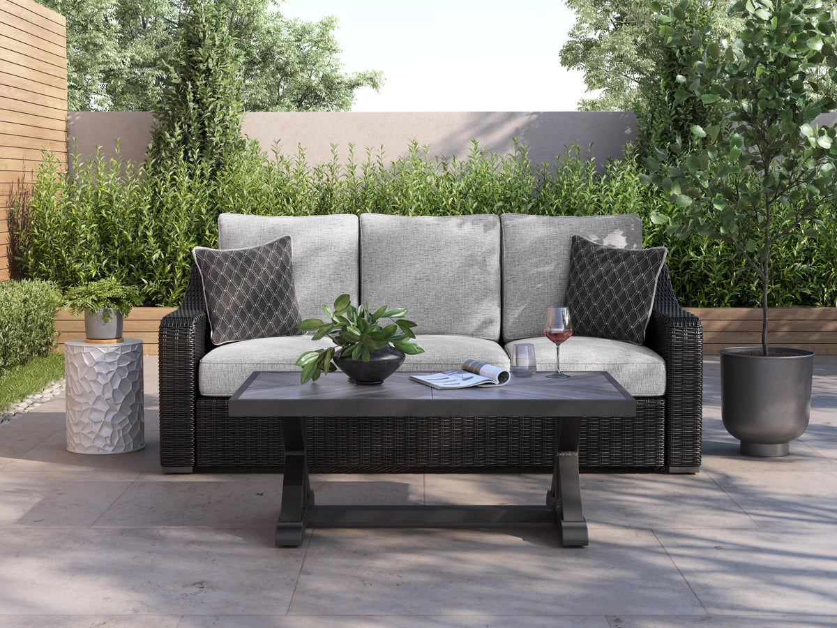 Beachcroft 2-Piece Outdoor Loveseat with Cushion (P792-SI) - Image 97