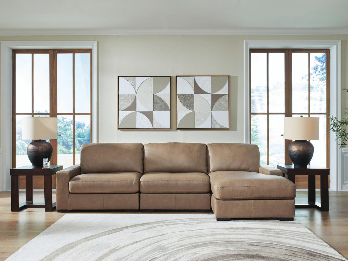 Veronella 3-Piece Sectional with Chaise (76106-SI) - Image 2