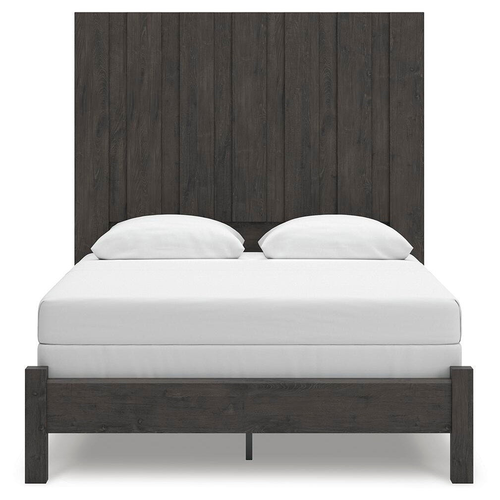 Fraluna Queen Panel Bed, Dresser, Mirror, and Nightstand (PCB3370-SI) - Image 9