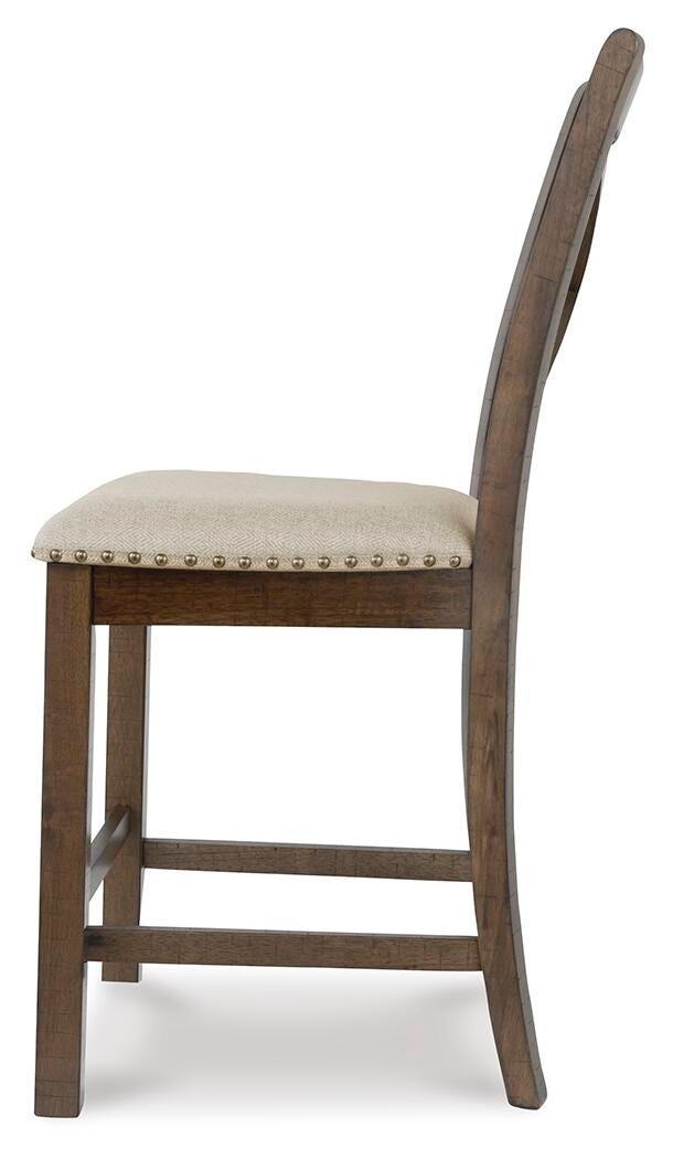 Moriville Counter Height Dining Table and 6 Barstools (D631-SI) - Image 5