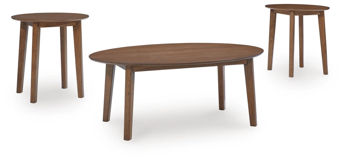 Gordonay Table (Set of 3) - Brown  (T155-SI)