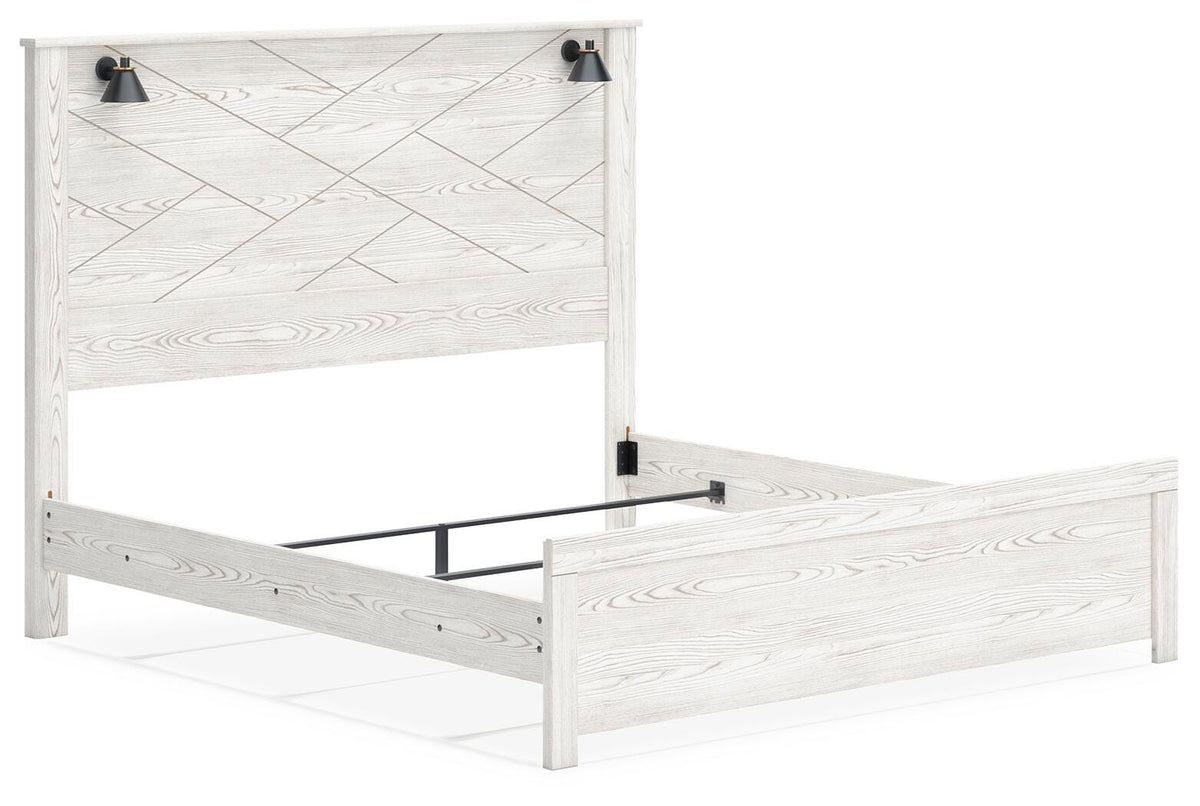 Gerridan Panel Bed - White/Gray  (B1190-SI) - Image 2