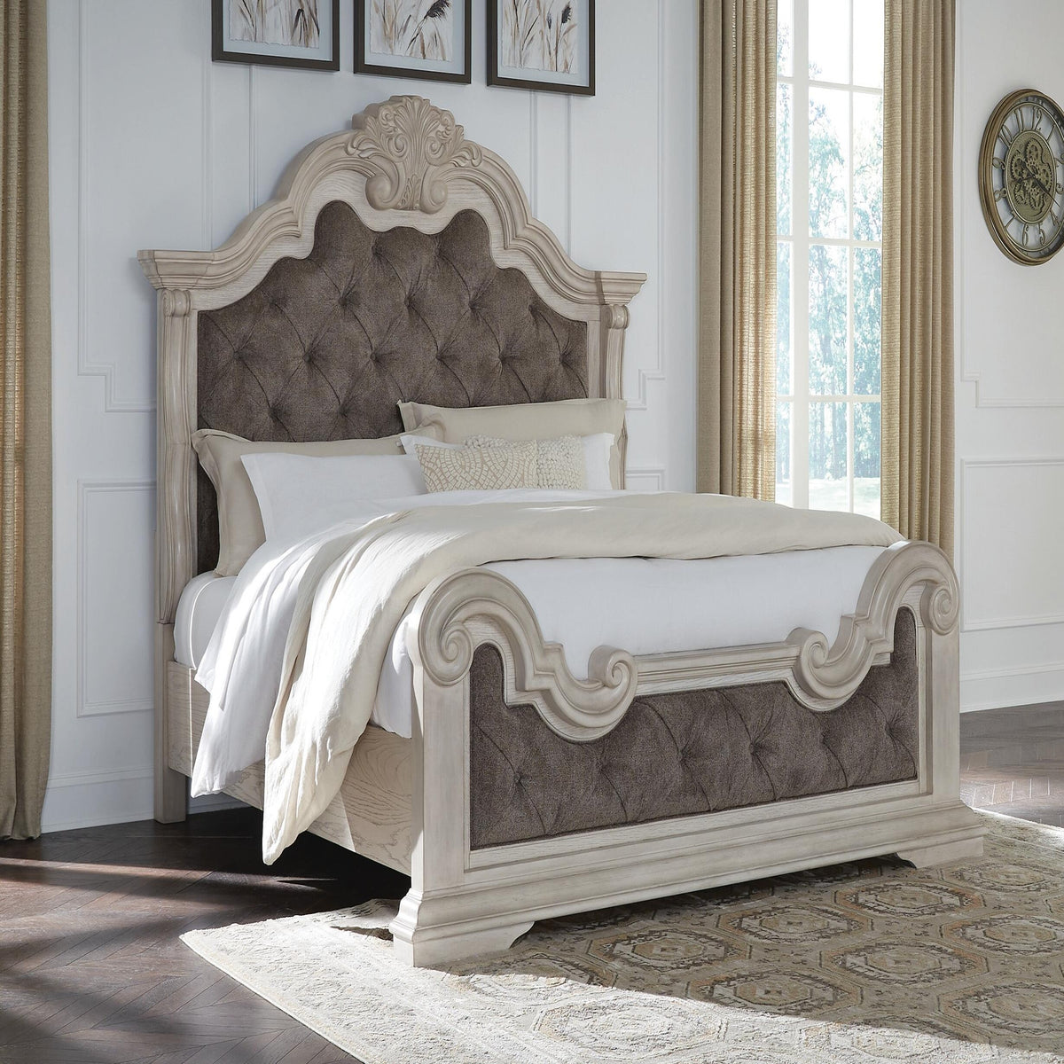 Bruchandi California King Upholstered Panel Bed (PCB948-SI) - Image 2