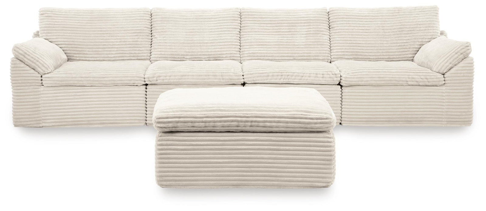 Fannin 4-Piece Sectional with Ottoman (PC84304-SI)