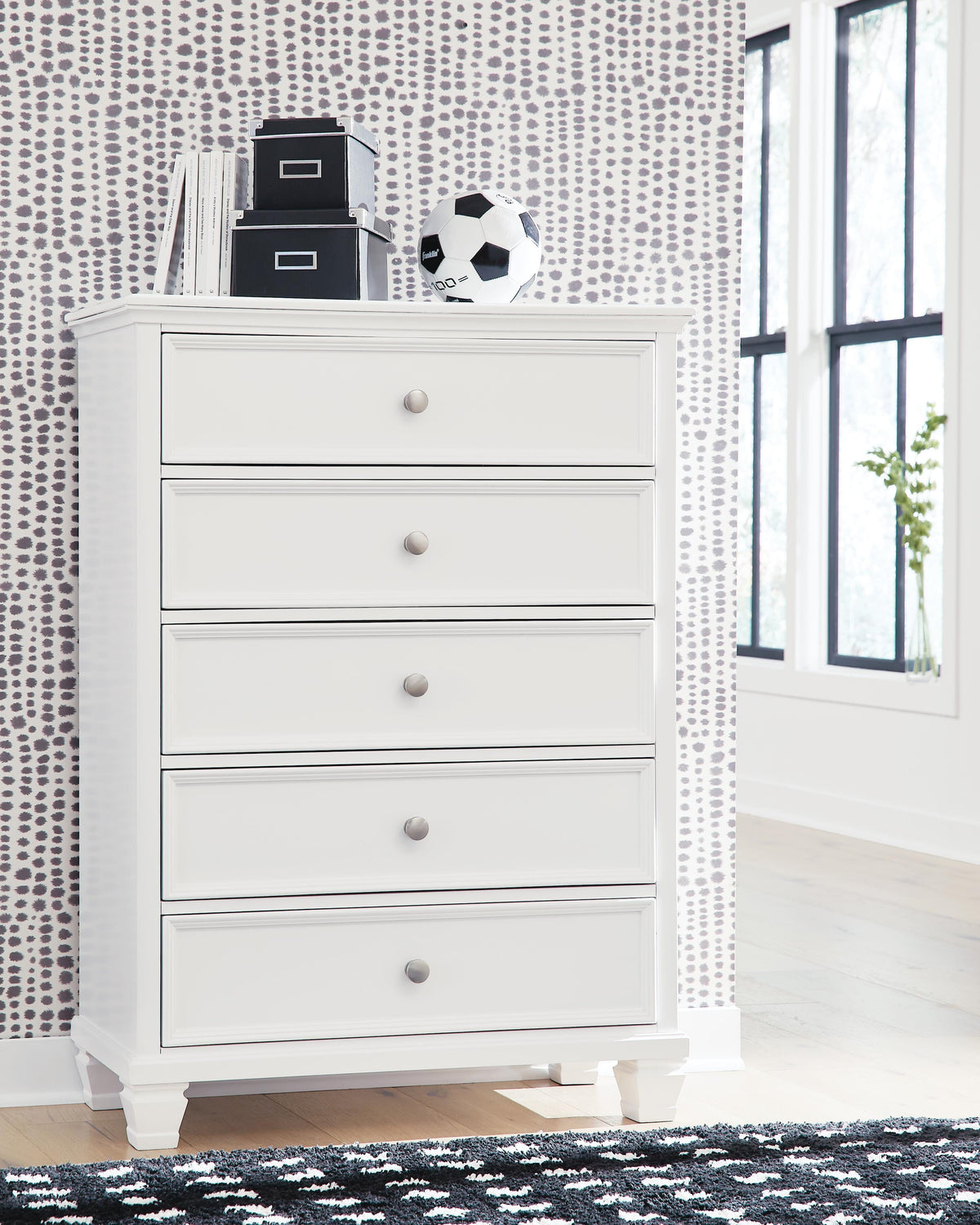 Fortman Chest of Drawers - White  (B680-SI) - Image 10
