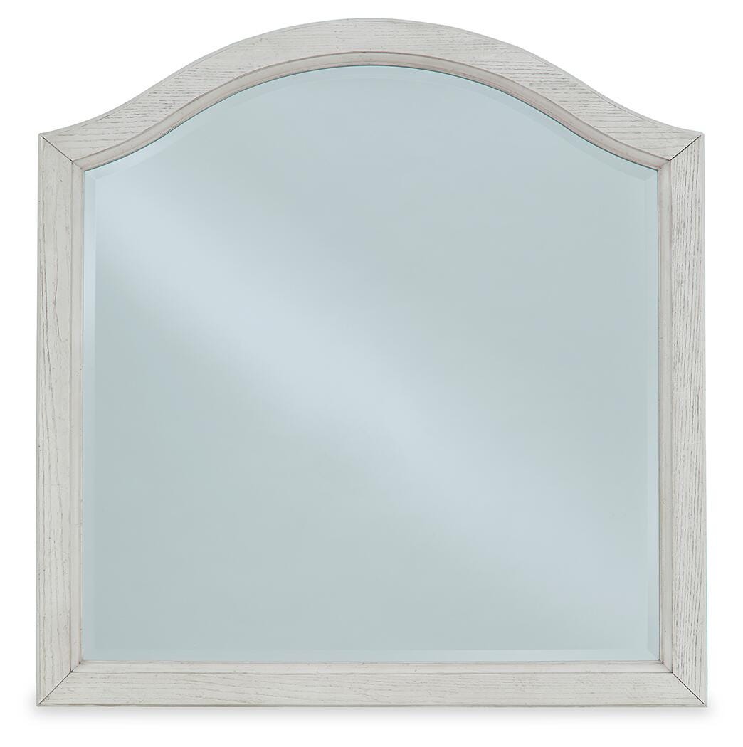 Robbinsdale Bedroom Mirror - Antique White  (B742-SI) - Image 2