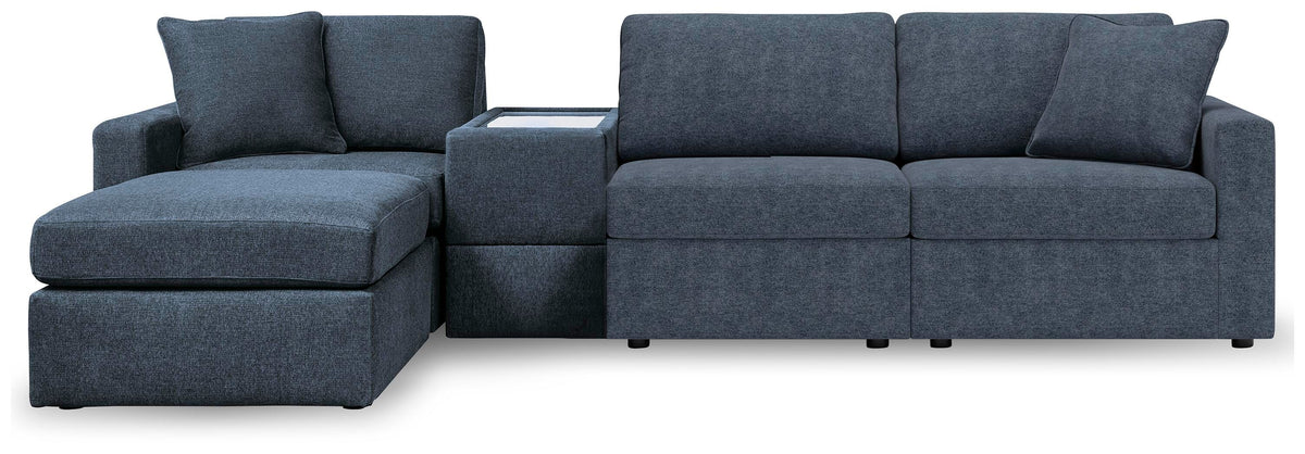 Modmax 4-Piece Sectional and Ottoman (92121-SI)