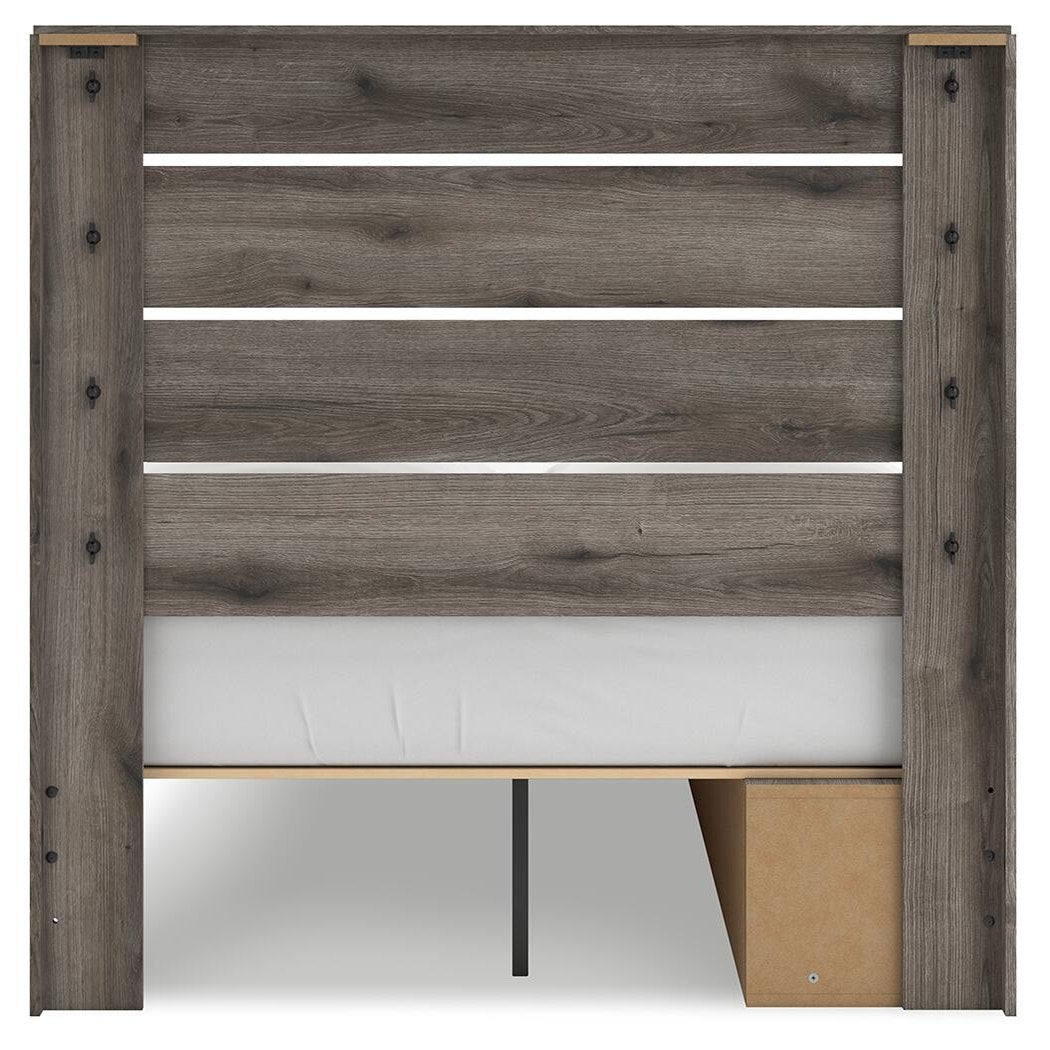 Graystorm Full Panel Storage Bed (PCB2405-SI) - Image 6