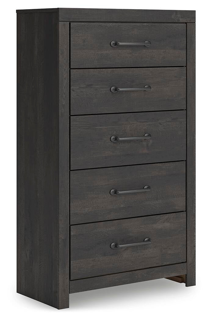 Hollivern Twin Panel Storage Bed, Dresser, Mirror and Chest (PCB2108-SI) - Image 10