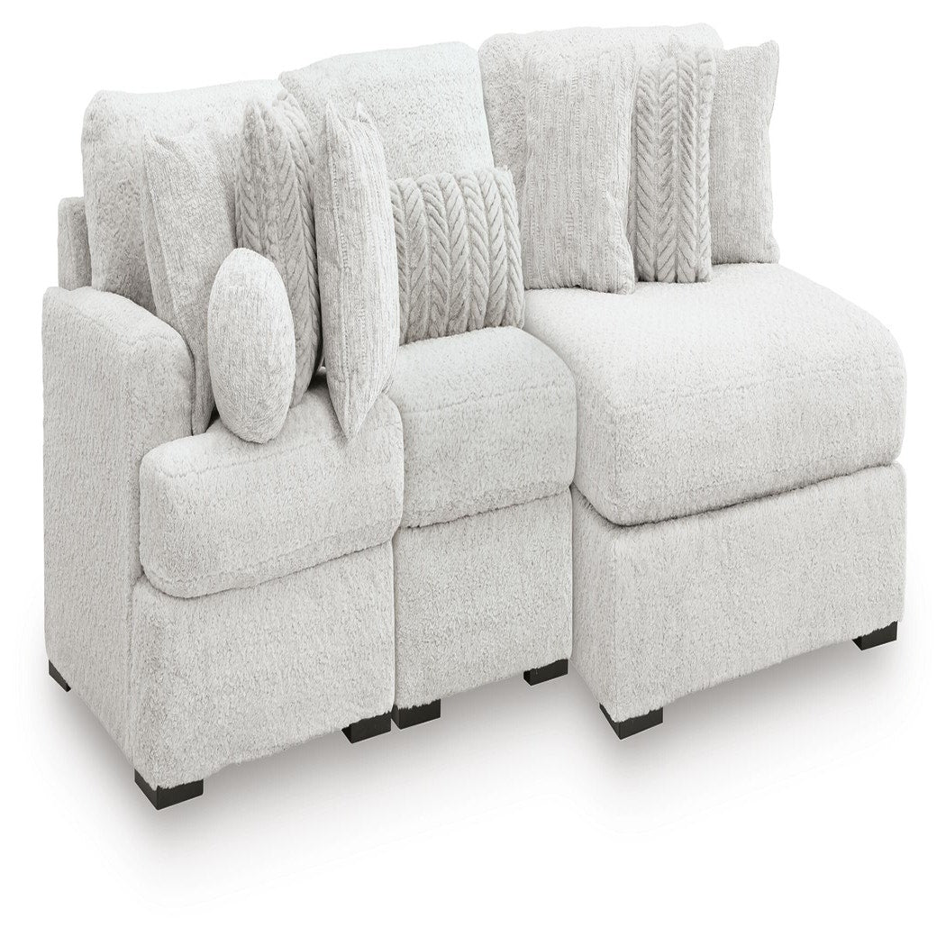 Cuddle Plush 3-Piece Sectional with Chaise (PC59106-SI) - Image 3