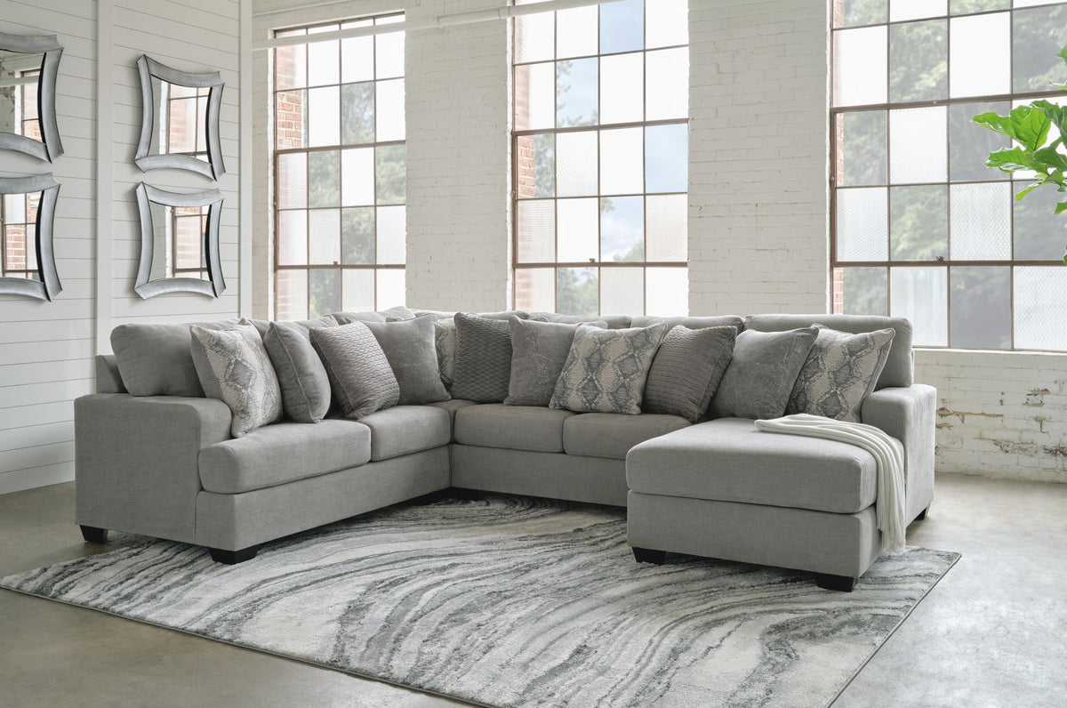 Keener 4-Piece Sectional with Chaise (11001-SI) - Image 2