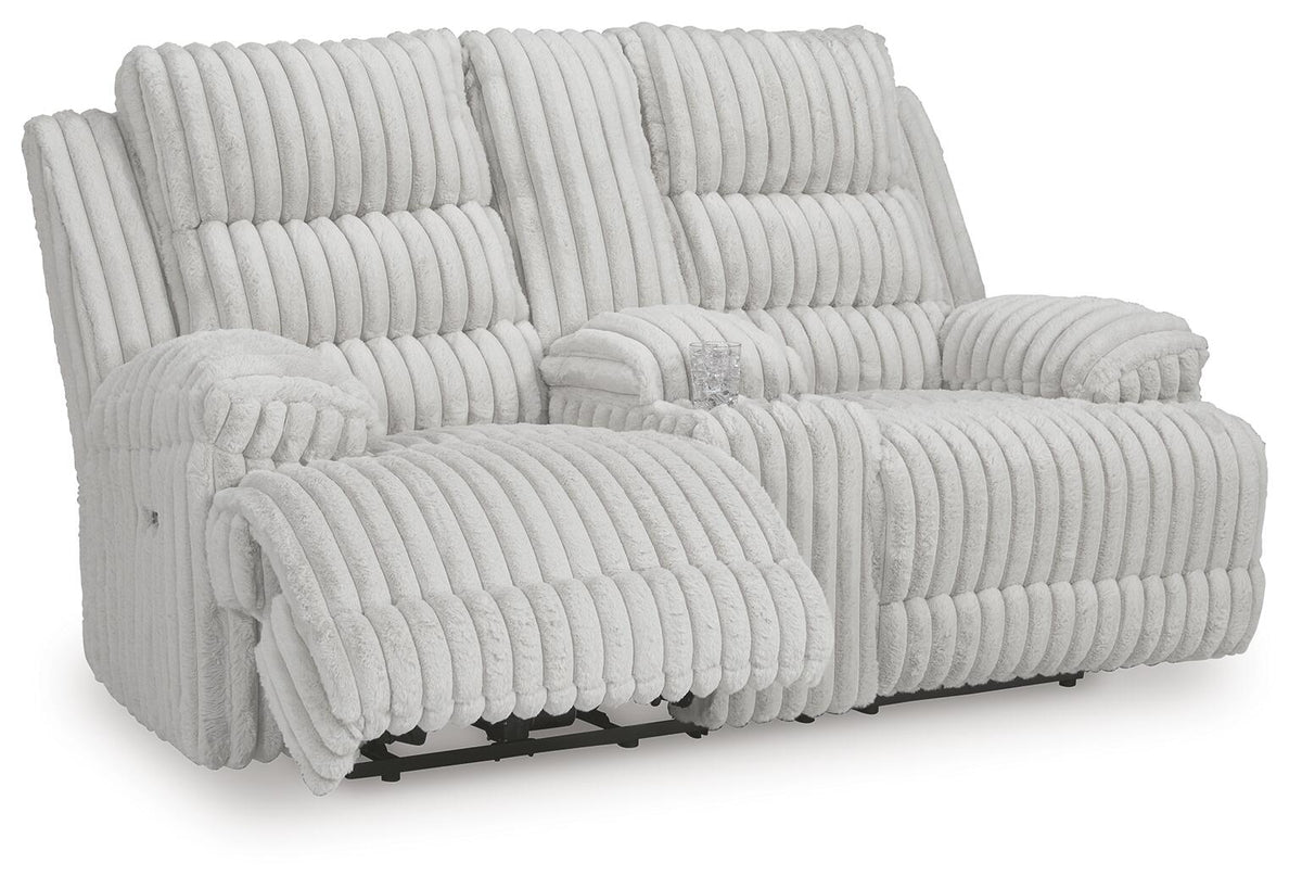Rhines Falls Power Reclining Sofa and Loveseat (PC42804-SI) - Image 4