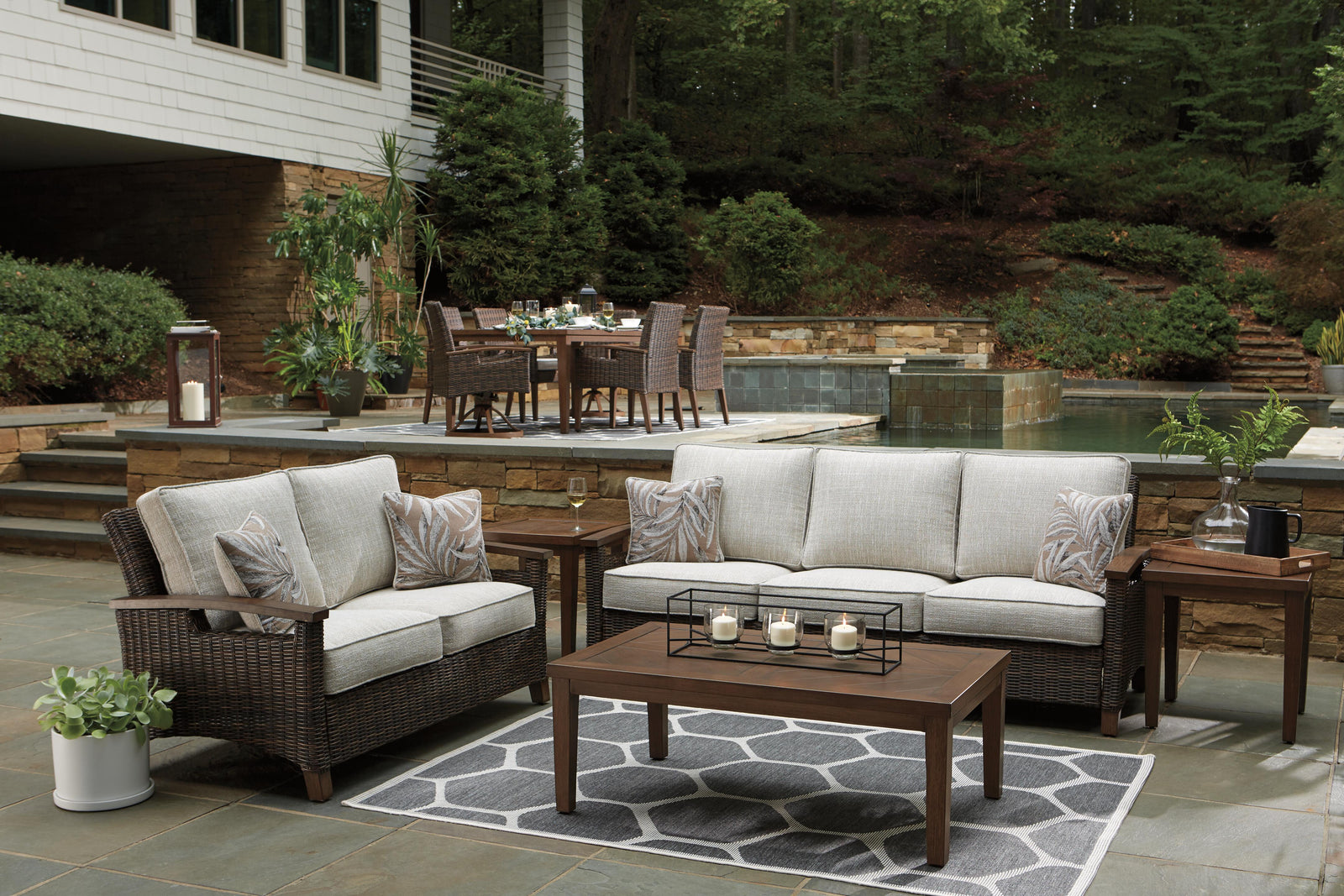 Paradise Trail Sofa with Cushion (P750-SI) - Image 44