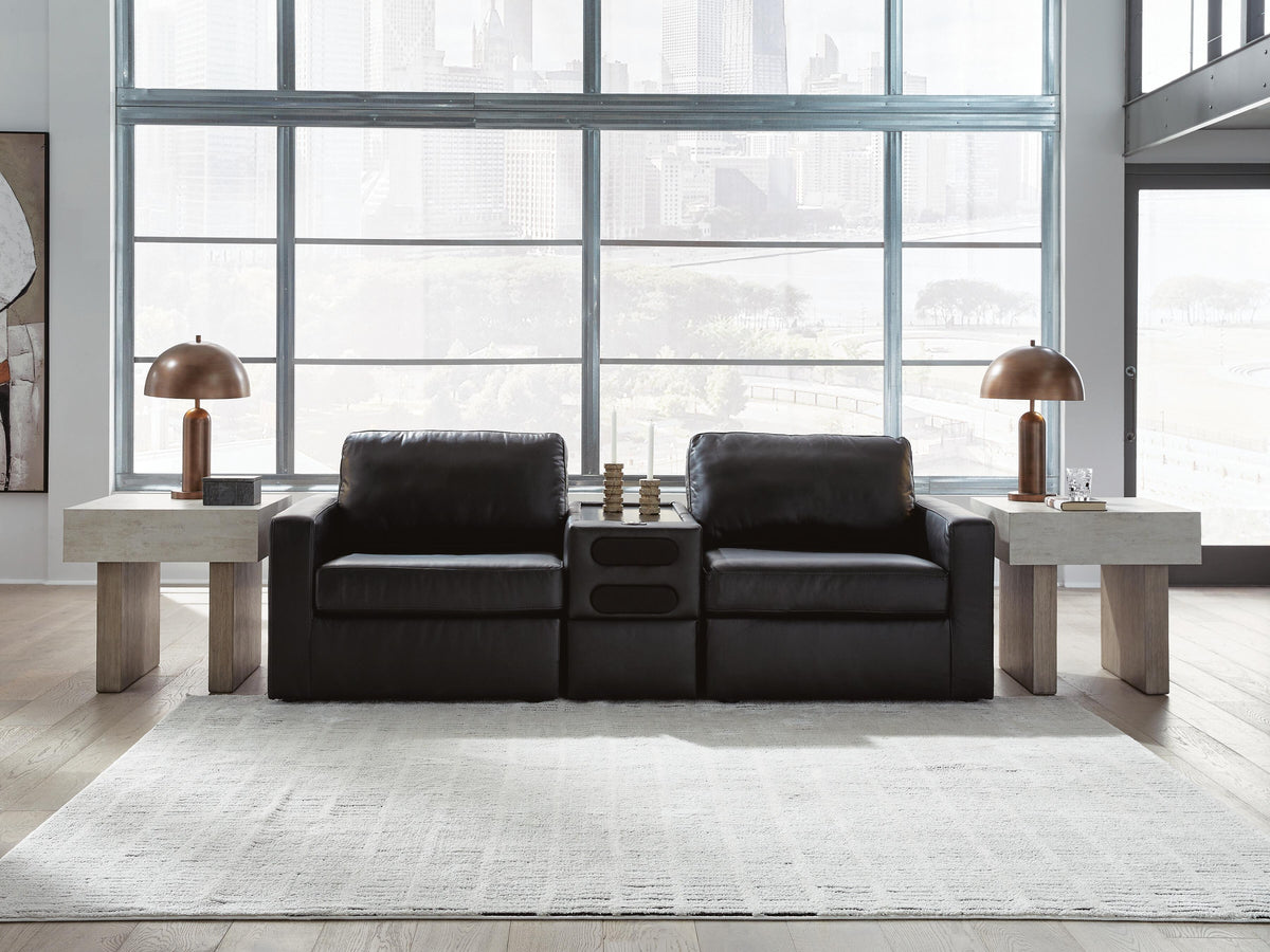 Modmax II 3-Piece Sectional Loveseat with Audio Console (74305-SI)