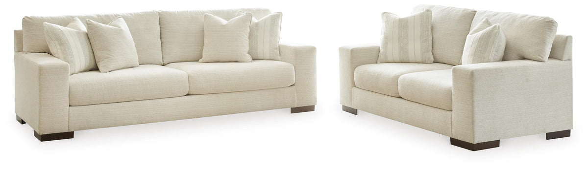 Maggie Sofa, Loveseat, Chair and Ottoman (52003-SI) - Image 8