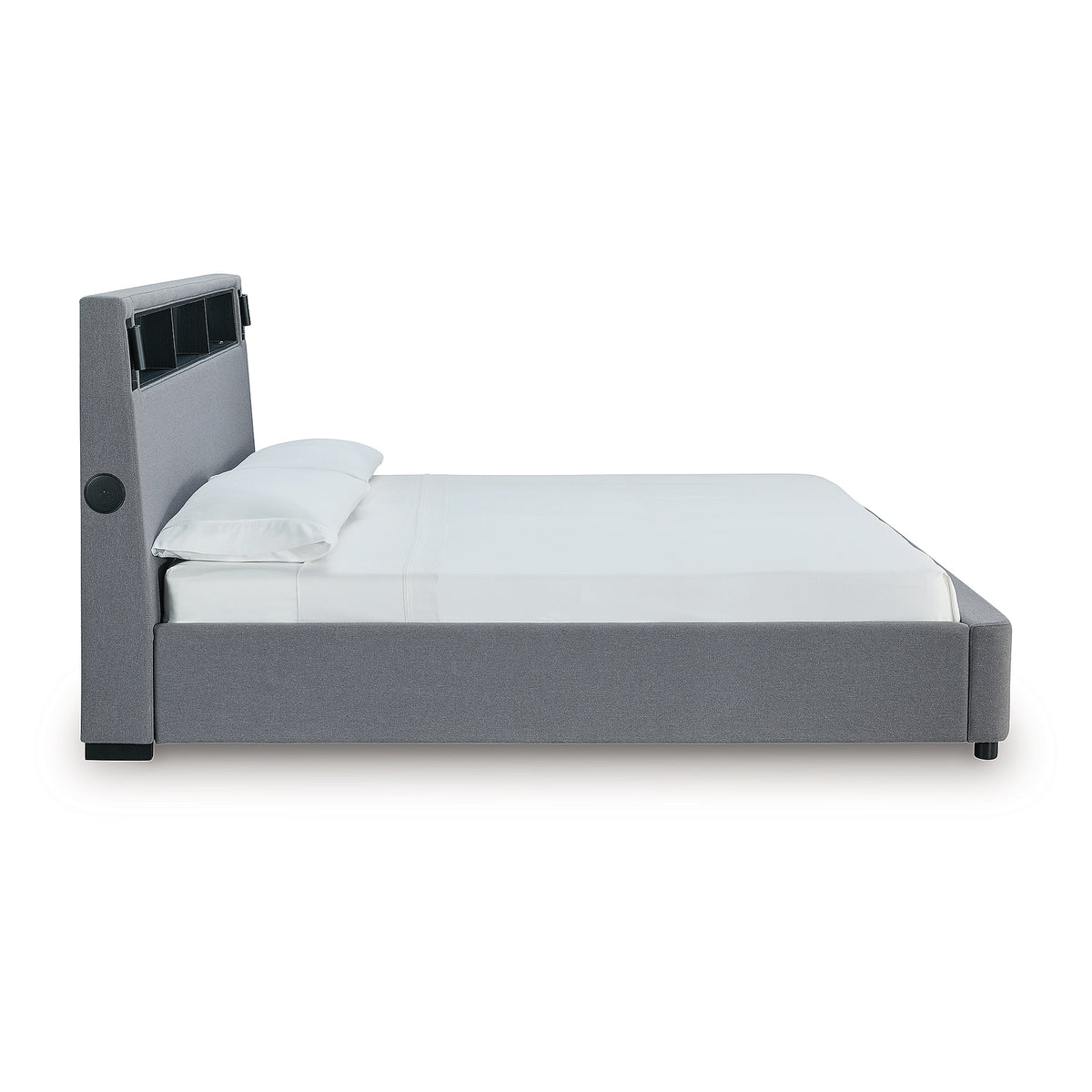 Verishaw California King Upholstered Bed (PCB2721-SI) - Image 9